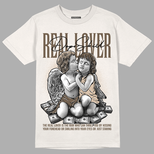 YZ Foam Runner Sand DopeSkill T-shirt Real Lover Graphic