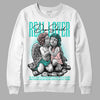 Green Snakeskin Dunk Low DopeSkill Sweatshirt Real Lover Graphic - White