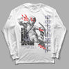 Jordan 13 Retro 'Black Flint' DopeSkill Long Sleeve T-Shirt You Got All My Love Graphic Streetwear - White