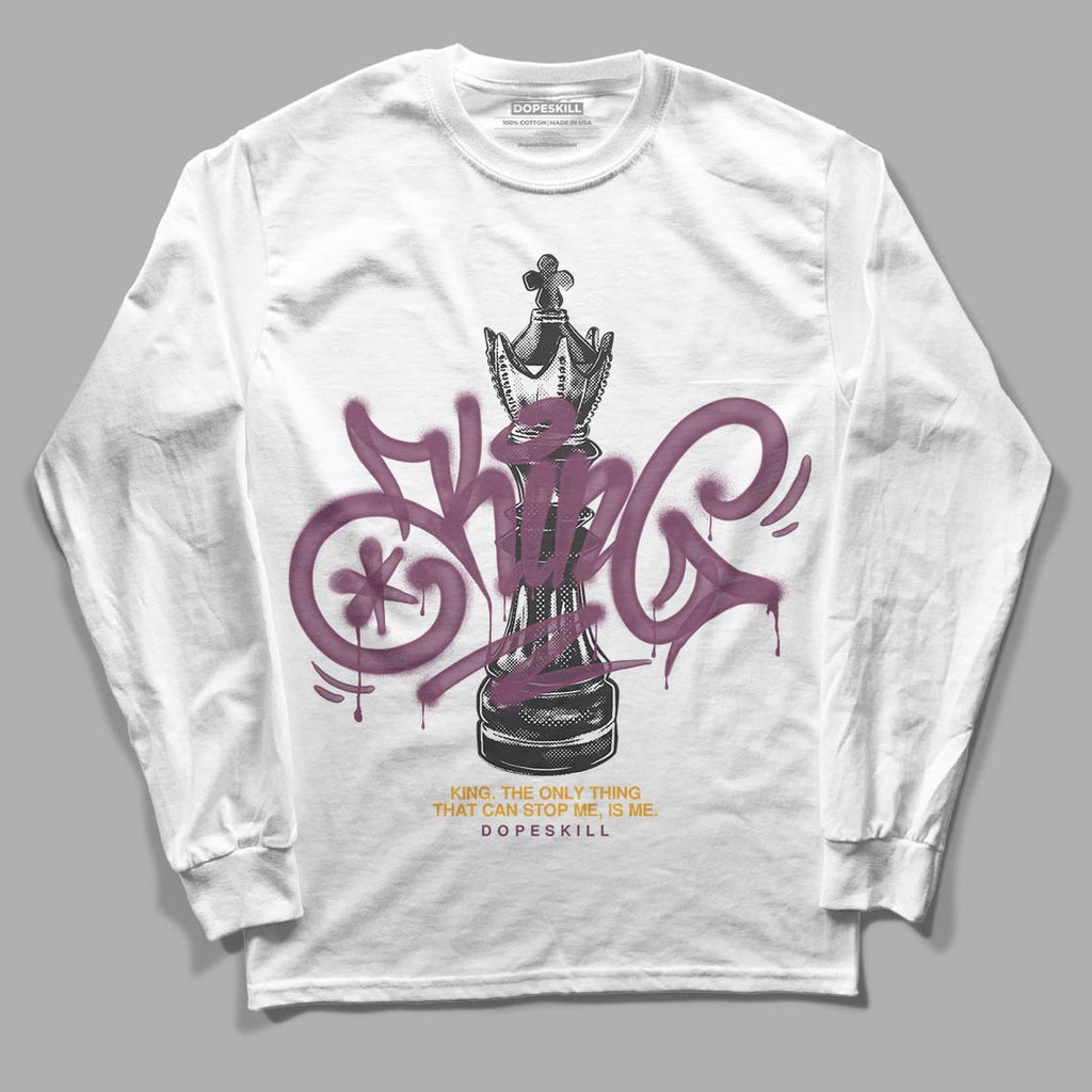 Jordan 1 Retro High OG Brotherhood DopeSkill Long Sleeve T-Shirt King Chess Graphic Streetwear - White