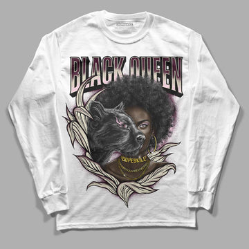 Dunk Low Night Maroon and Medium Soft Pink DopeSkill Long Sleeve T-Shirt New Black Queen Graphic Streetwear - White 