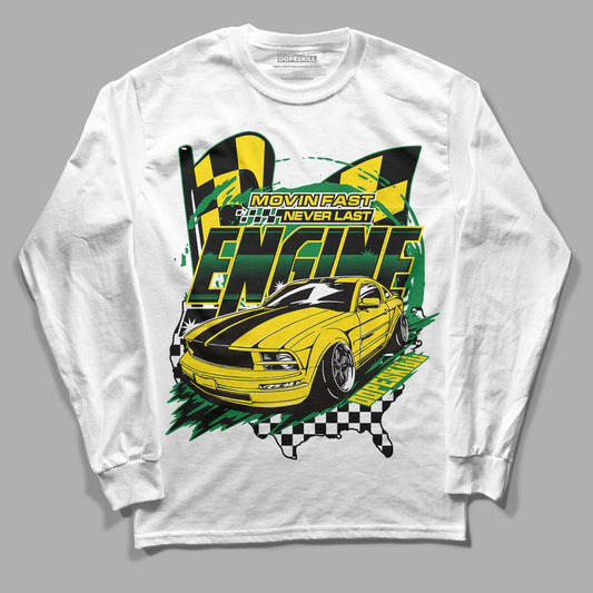 Dunk Low Reverse Brazil DopeSkill Long Sleeve T-Shirt ENGINE Tshirt Graphic - White