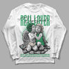 Jordan 2 Retro Lucky Green DopeSkill Long Sleeve T-Shirt Real Lover Graphic Streetwear - White 