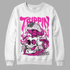 Triple Pink Dunk Low DopeSkill Sweatshirt Trippin Graphic - White 