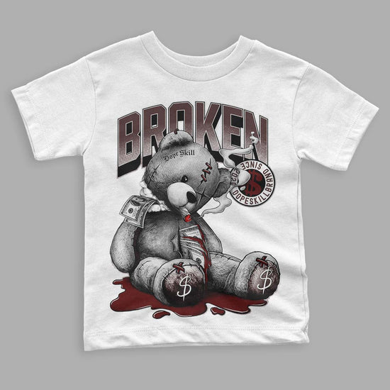 Jordan 12 x A Ma Maniére DopeSkill Toddler Kids T-shirt Sick Bear Graphic Streetwear - White 