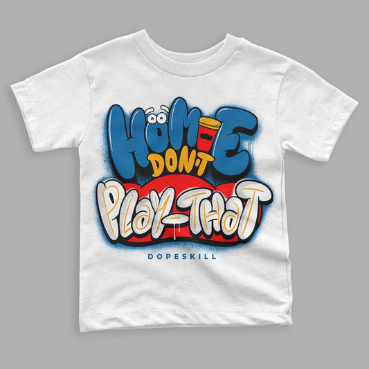 Messy Room 4S DopeSkill Toddler Kids T-shirt Homie Don't Play That Graphic - White 