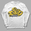 Lightning 4s DopeSkill Long Sleeve T-Shirt Rare Breed Type Graphic - White