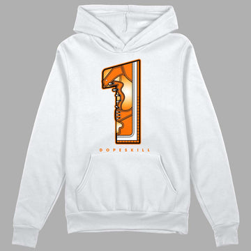 Wmns Dunk Low 'Magma Orange DopeSkill Hoodie Sweatshirt No.1 Graphic Streetwear - White