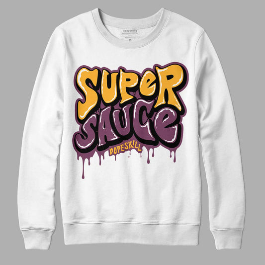 Brotherhood 1s High OG DopeSkill Sweatshirt Super Sauce Graphic - White 