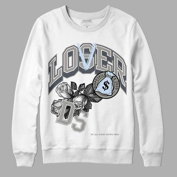 Jordan 6 Retro Cool Grey DopeSkill Sweatshirt Loser Lover Graphic Streetwear - White 