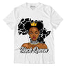 AJ 12 Playoffs DopeSkill T-Shirt Black Queen Graphic