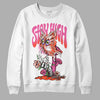 GS Pinksicle 5s DopeSkill Sweatshirt Stay High Graphic - White 