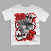 Cherry 11s  DopeSkill Toddler Kids T-shirt Don't Quit Graphic - White