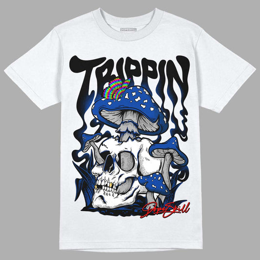 Racer Blue 5s DopeSkill T-Shirt Trippin Graphic