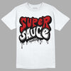 Playoffs 13s DopeSkill T-Shirt Super Sauce Graphic - White