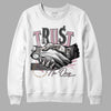 Dunk Low Teddy Bear Pink DopeSkill Sweatshirt Trust No One Graphic - White 