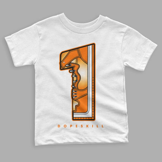 Wmns Dunk Low 'Magma Orange DopeSkill Toddler Kids T-shirt No.1 Graphic Streetwear - White