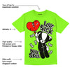 Neon Green Collection DopeSkill Neon Green T-shirt Love Sick Graphic