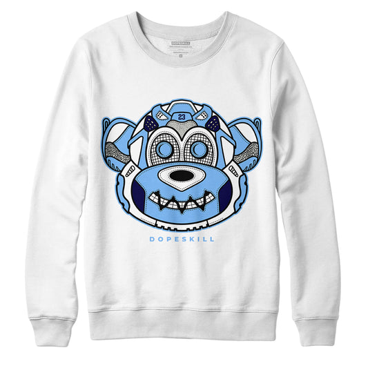 AJ 6 University Blue DopeSkill Sweatshirt Monk Graphic