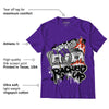 AJ 13 Court Purple DopeSkill Purple T-shirt Racked Up Graphic