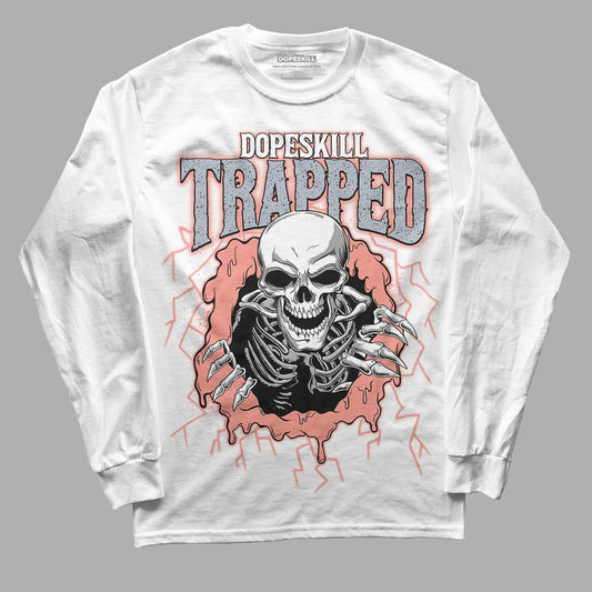 DJ Khaled x Jordan 5 Retro ‘Crimson Bliss’ DopeSkill Long Sleeve T-Shirt Trapped Halloween Graphic Streetwear - White 