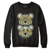 Jordan 5 Jade Horizon DopeSkill Sweatshirt Leather Bear Graphic - Black 