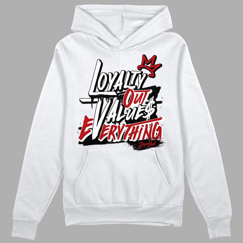 Jordan 13 Retro Playoffs DopeSkill Hoodie Sweatshirt LOVE Graphic Streetwear - White 