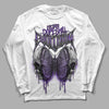 PURPLE Collection DopeSkill Long Sleeve T-Shirt DopeSkill Evolution Graphic - White 