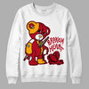 Cardinal 7s DopeSkill Sweatshirt Broken Heart Graphic - White 