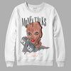 DJ Khaled x Jordan 5 Retro ‘Crimson Bliss’ DopeSkill Sweatshirt Money Talks Graphic Streetwear - White 