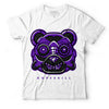 AJ 13 Court Purple DopeSkill T-Shirt Robo Bear Graphic