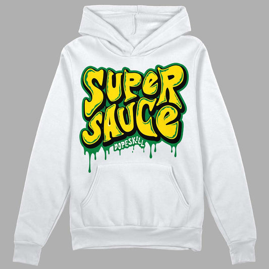 Dunk Low Reverse Brazil DopeSkill Hoodie Sweatshirt Super Sauce Graphic - White