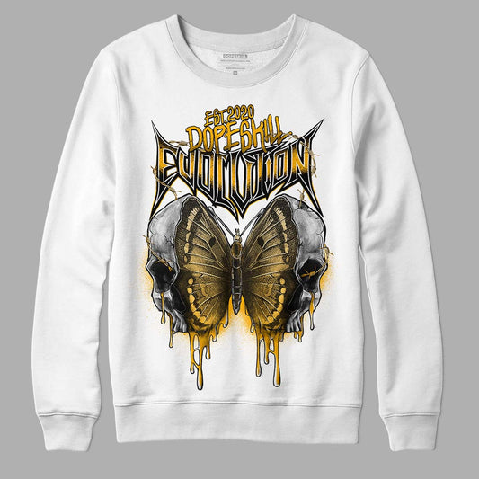 Goldenrod Dunk DopeSkill Sweatshirt DopeSkill Evolution Graphic - White 