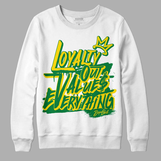 Dunk Low Reverse Brazil DopeSkill Sweatshirt LOVE Graphic - White