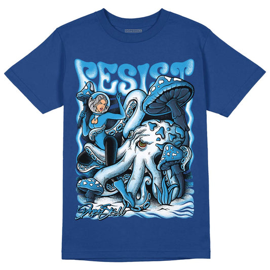 Brave Blue 13s DopeSkill Navy T-shirt Resist Graphic