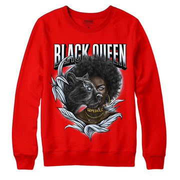 Cherry 11s DopeSkill Varsity Red Sweatshirt New Black Queen Graphic