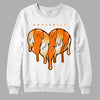 Wmns Dunk Low 'Magma Orange DopeSkill Sweatshirt Slime Drip Heart Graphic Streetwear - White