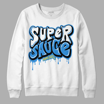 SB Dunk Low Homer DopeSkill Sweatshirt Super Sauce Graphic - White