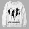 Jordan 1 High 85 Black White DopeSkill Sweatshirt Juneteenth Heart Graphic Streetwear - White 