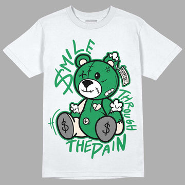 Jordan 2 Retro Lucky Green DopeSkill T-Shirt BEAN Graphic Streetwear  - White 