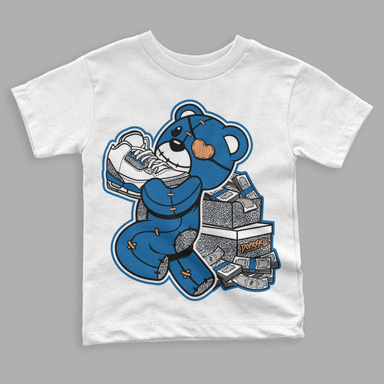 Jordan 3 Retro Wizards DopeSkill Toddler Kids T-shirt Bear Steals Sneaker Graphic Streetwear - White