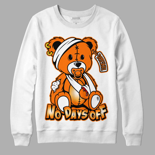 Wmns Dunk Low 'Magma Orange DopeSkill Sweatshirt Hurt Bear Graphic Streetwear - White