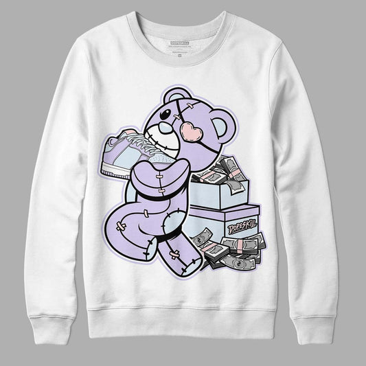 Easter Dunk Low DopeSkill Sweatshirt Bear Steals Sneaker Graphic - White 