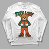 Dunk Low Team Dark Green Orange DopeSkill Long Sleeve T-Shirt Fake Love Graphic - White