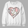 Jordan 1 High OG WMNS Washed Pink DopeSkill Sweatshirt Heart Jordan 1 Graphic Streetwear - White