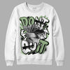 Jordan 4 Retro “Seafoam”  DopeSkill Sweatshirt Don't Quit Graphic Streetwear  - White