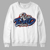 French Blue 13s DopeSkill Sweatshirt Rare Breed Type Graphic - White