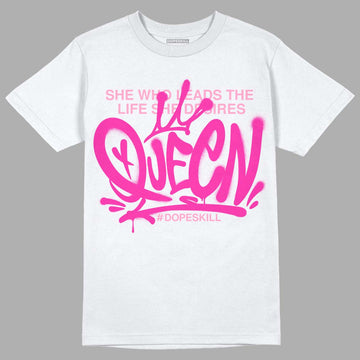 Triple Pink Dunk Low DopeSkill T-Shirt Queen Graphic - White