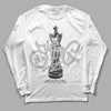 Jordan 4 Retro SE Craft Photon Dust DopeSkill Long Sleeve T-Shirt King Chess Graphic Streetwear - White