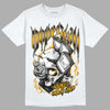 Goldenrod Dunk DopeSkill T-Shirt Money On My Mind Graphic - White 